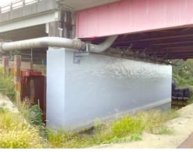 国道26号樫井川橋補強